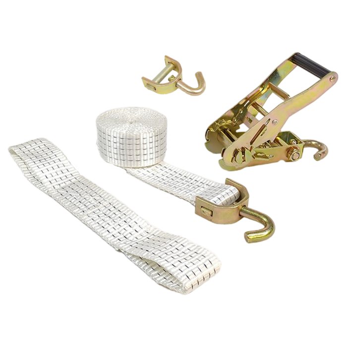 Conj Guincheiro 50mm 5 Ton x 3m Gancho Gir Branco