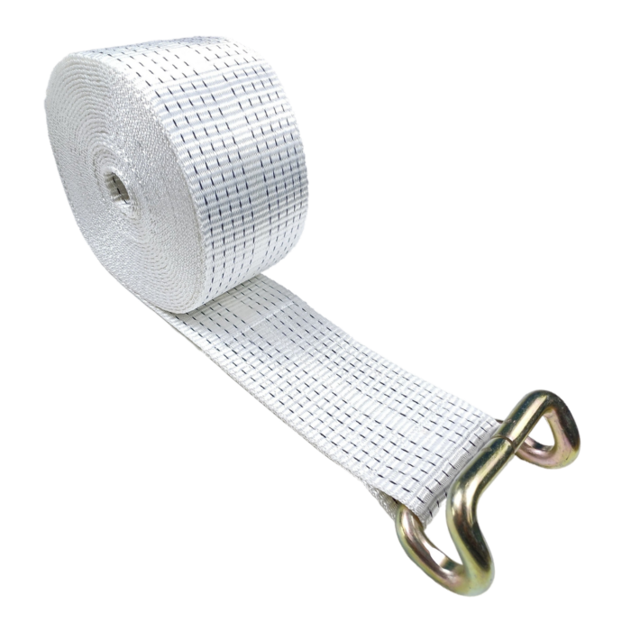 Cinta Amarração 100mm 10 Ton x 9m Gancho Garra Branca