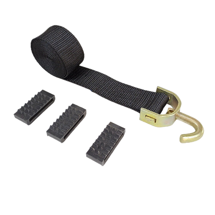 Cinta Cegonheiro Pr 50mm 3 Ton x 3m Gancho Gir + 3 canoplas