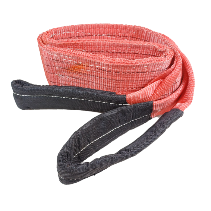 Cinta De Elevação Olhal Sling 150mm Dupla 5 Ton X 2m Vermelha 7:1