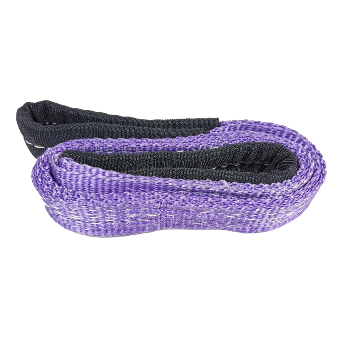 Cinta De Elevação Olhal Sling 30mm Dupla 1 Ton X 3m Roxa 7:1