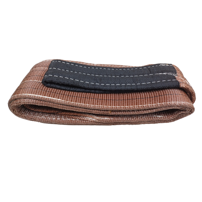 Cinta De Elevação Olhal Sling 180mm Dupla 6 Ton X 4m Marrom 7:1